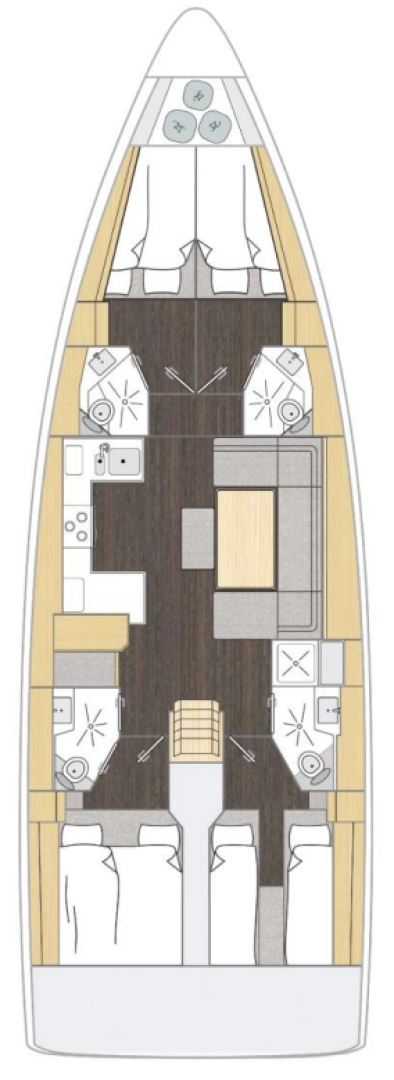 Bareboat Rental Sailboat Bavaria with a boat licence
