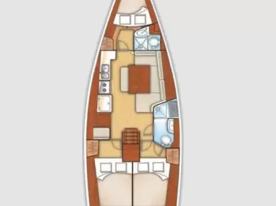 Yacht charter Lávrio cheap Oceanis 40