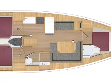 Yacht charter Rogoznica cheap Bavaria C38