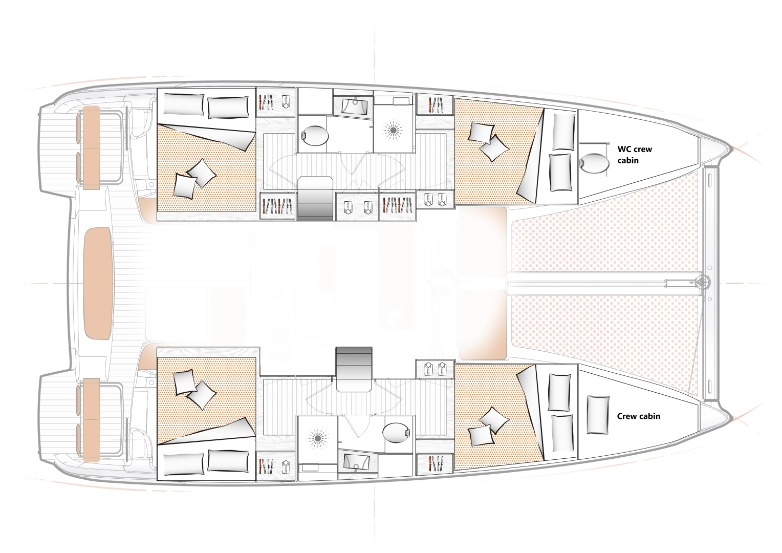 Catamaran rental with or without captain Excess Lefkáda