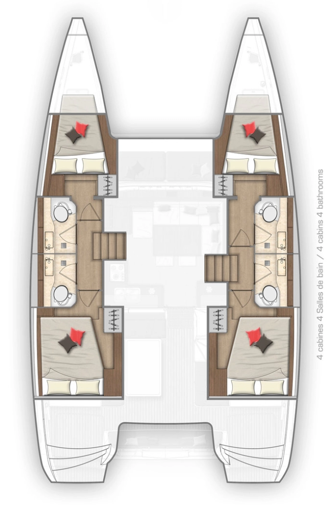 Yacht charter Lefkáda cheap Lagoon 40