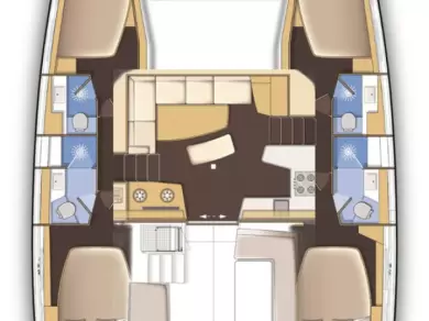 Catamaran for rent Alimos at the best price