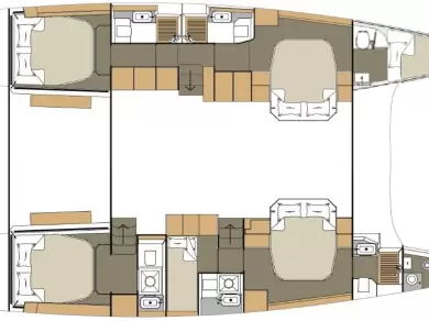Catamaran rental with or without captain Dufour Primošten