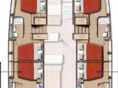 Catamaran rental in Rogoznica - Bali Bali 5.2 - 6 + 2 cab.