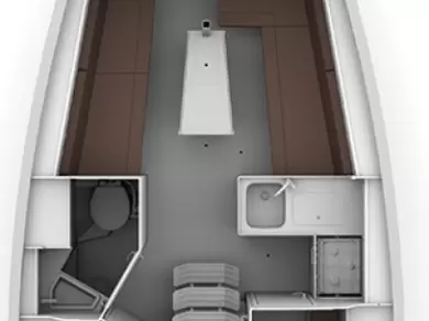 Bareboat Rental Sailboat Bavaria with a boat licence