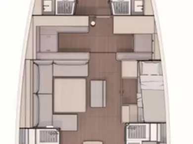 Bareboat Rental Sailboat Dufour with a boat licence