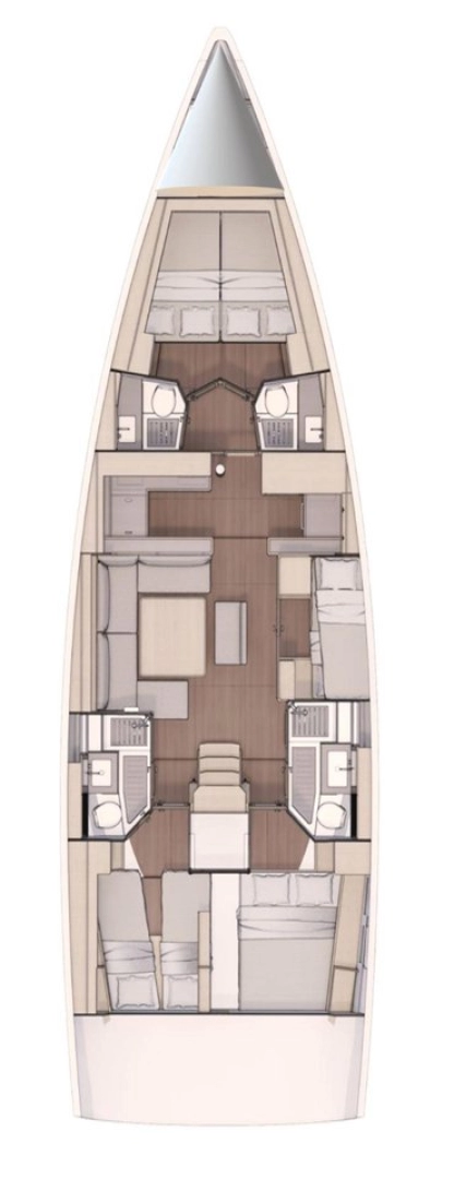 Sailboat rental with or without captain Dufour Sukošan