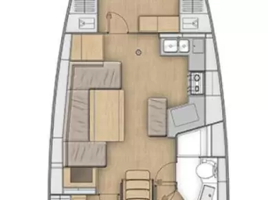 Yacht charter Pomer cheap Oceanis 40.1