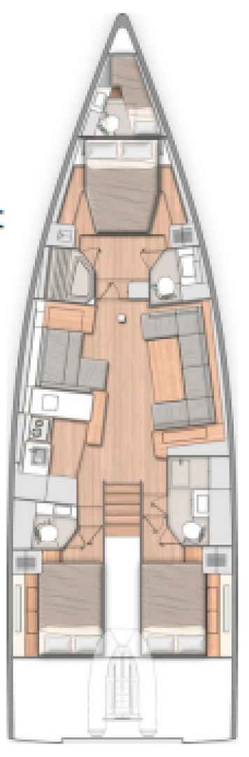 Bénéteau Oceanis 54 in Seget Donji on SamBoat