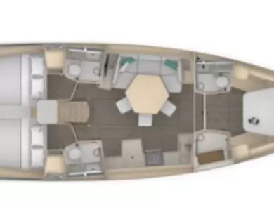 Sailboat rental with or without captain Dufour Alimos