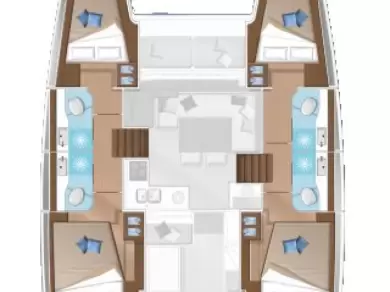 Lagoon Lagoon 40 charter bareboat or captained in  Split