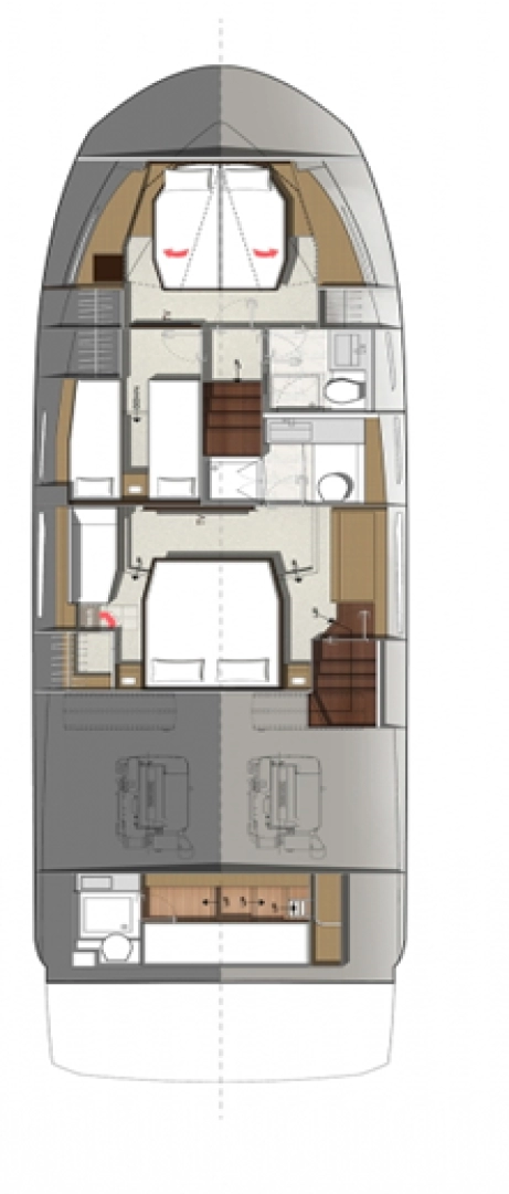 Yacht charter Split cheap Prestige 520 Flybridge - 3 + 1 cab.