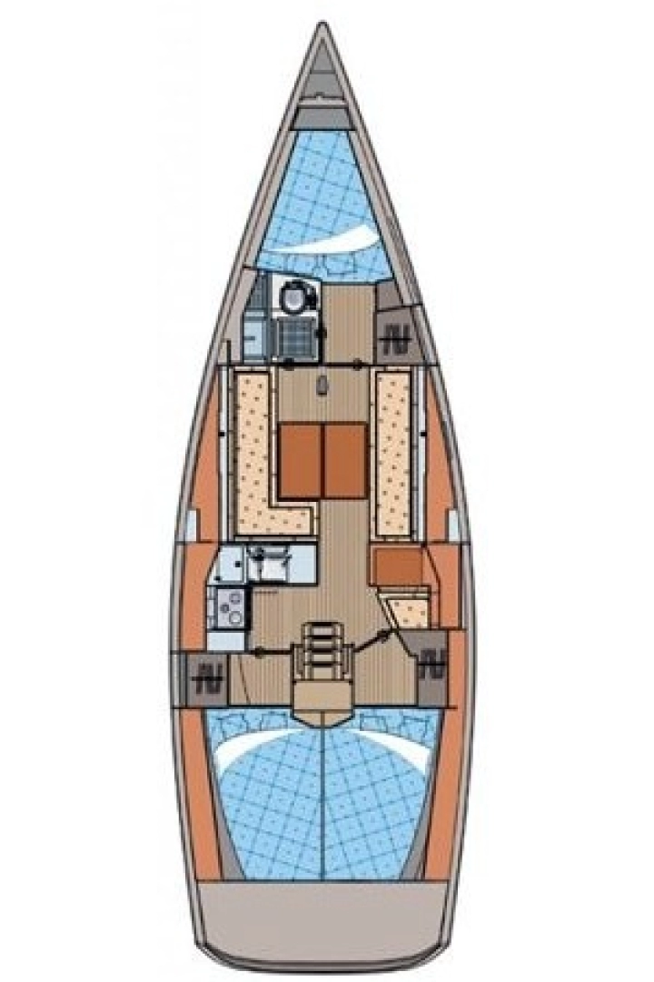 Bareboat Rental Sailboat Elan with a boat licence