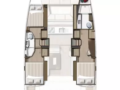 Yacht charter Šibenik cheap Bali Catsmart