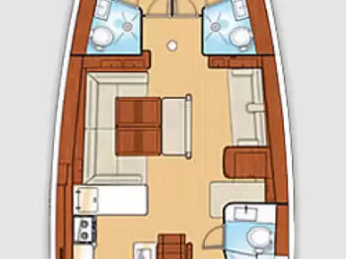 Bénéteau Oceanis 54 charter bareboat or captained in  Pálairos