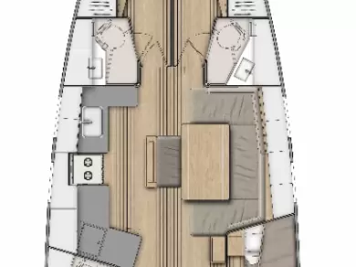 Sailboat rental in Rogač - Bénéteau Oceanis 46.1