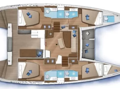 Yacht charter Lefkáda cheap Lagoon 42