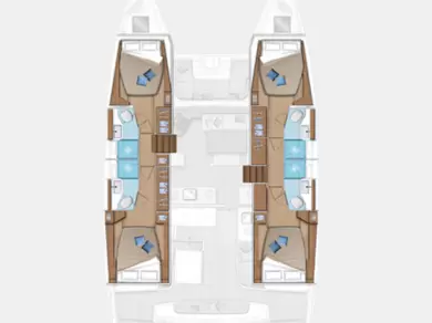 Lagoon Lagoon 46 charter bareboat or captained in  Alimos