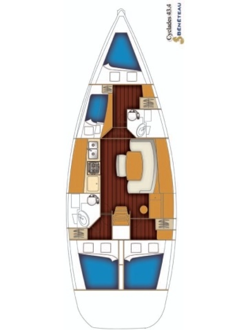 Sailboat rental with or without captain Bénéteau Sukošan