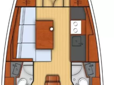 Sailboat rental in Sukošan - Bénéteau Oceanis 38.1