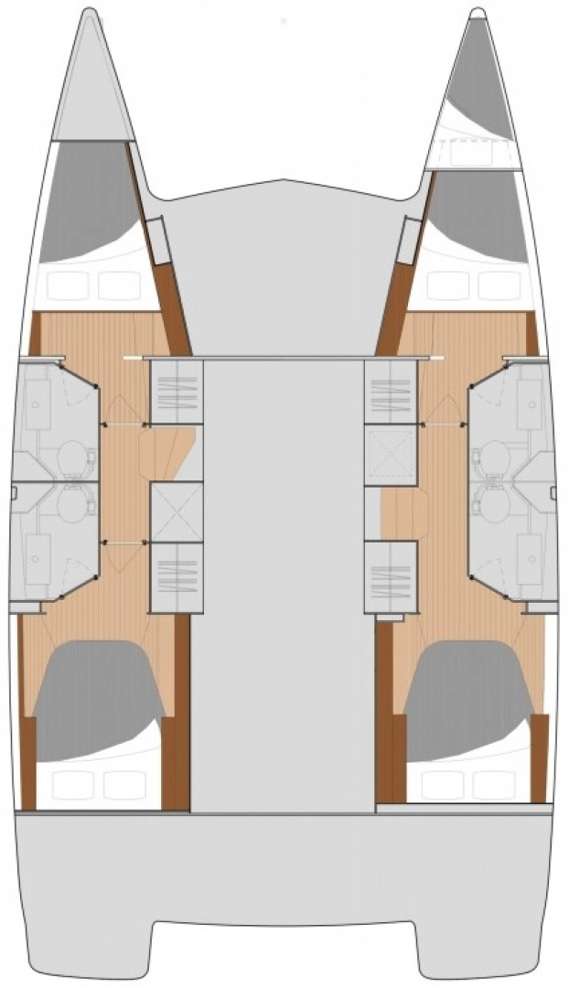 Bareboat Rental Catamaran Fountaine Pajot with a boat licence