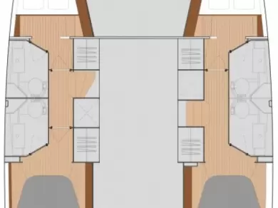 Bareboat Rental Catamaran Fountaine Pajot with a boat licence