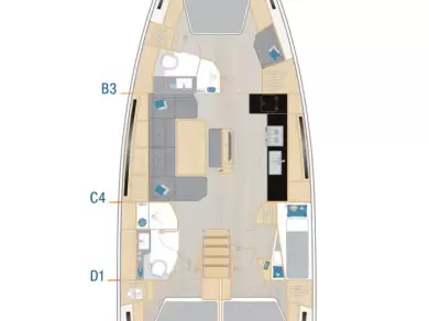 Rent a Hanse Hanse 460 Göcek