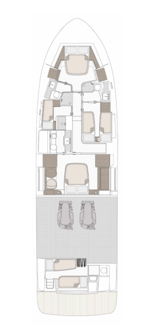 Luxury Yacht rental with or without captain Azimut Sukošan