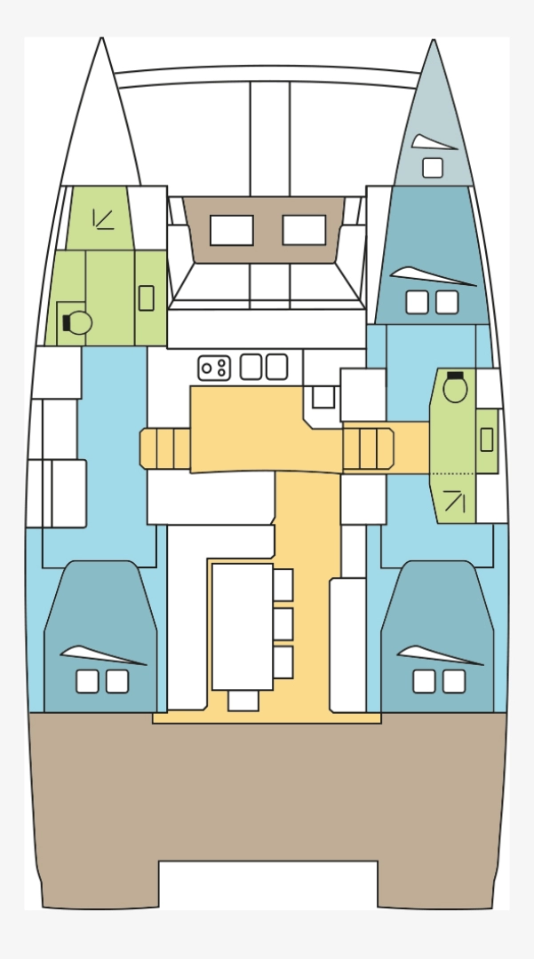 Catamaran for rent Praslin Island at the best price