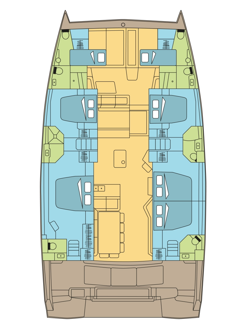Yacht charter Palma de Mallorca cheap Bali 5.4