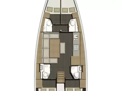 Yacht charter Seget Donji cheap Dufour 460 Grand Large