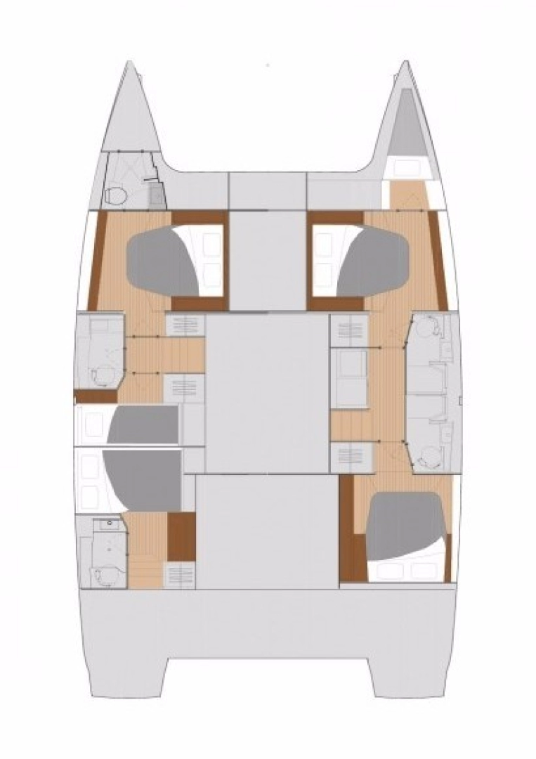 Bareboat Rental Catamaran Fountaine Pajot with a boat licence