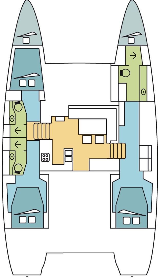 Yacht charter Parham Town cheap Lagoon 450 Sport Top