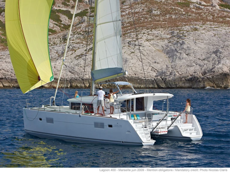 Bareboat Rental Catamaran Lagoon with a boat licence