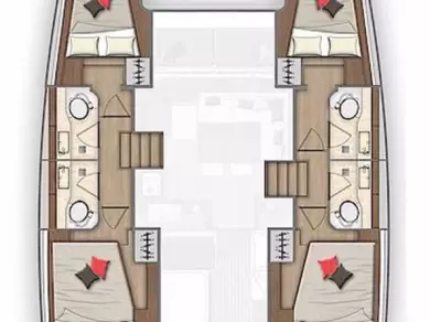 Bareboat Rental Catamaran Lagoon with a boat licence