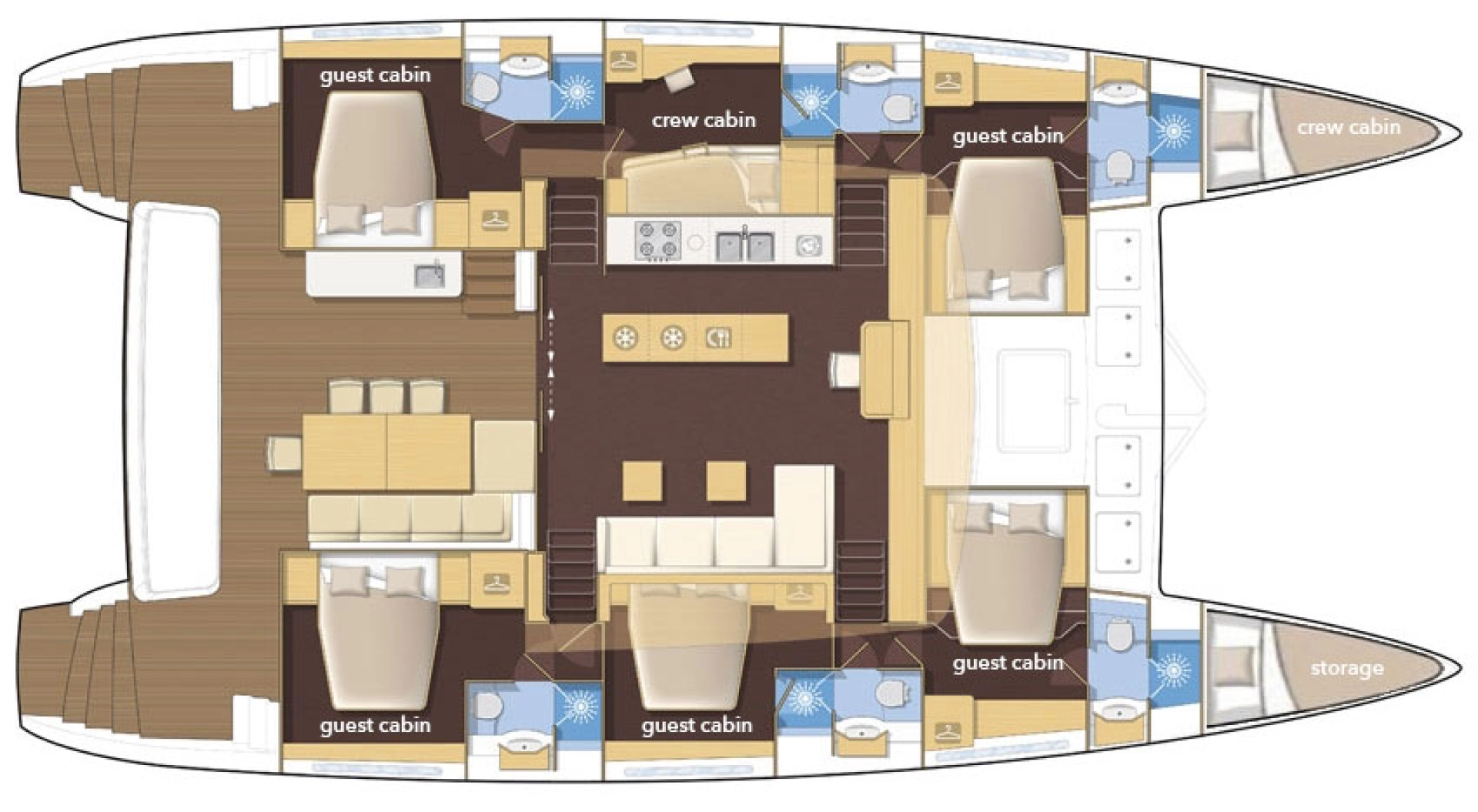 Yacht charter Split cheap Lagoon 620