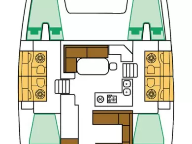 Catamaran rental in Alimos - Lagoon Lagoon 400 S2
