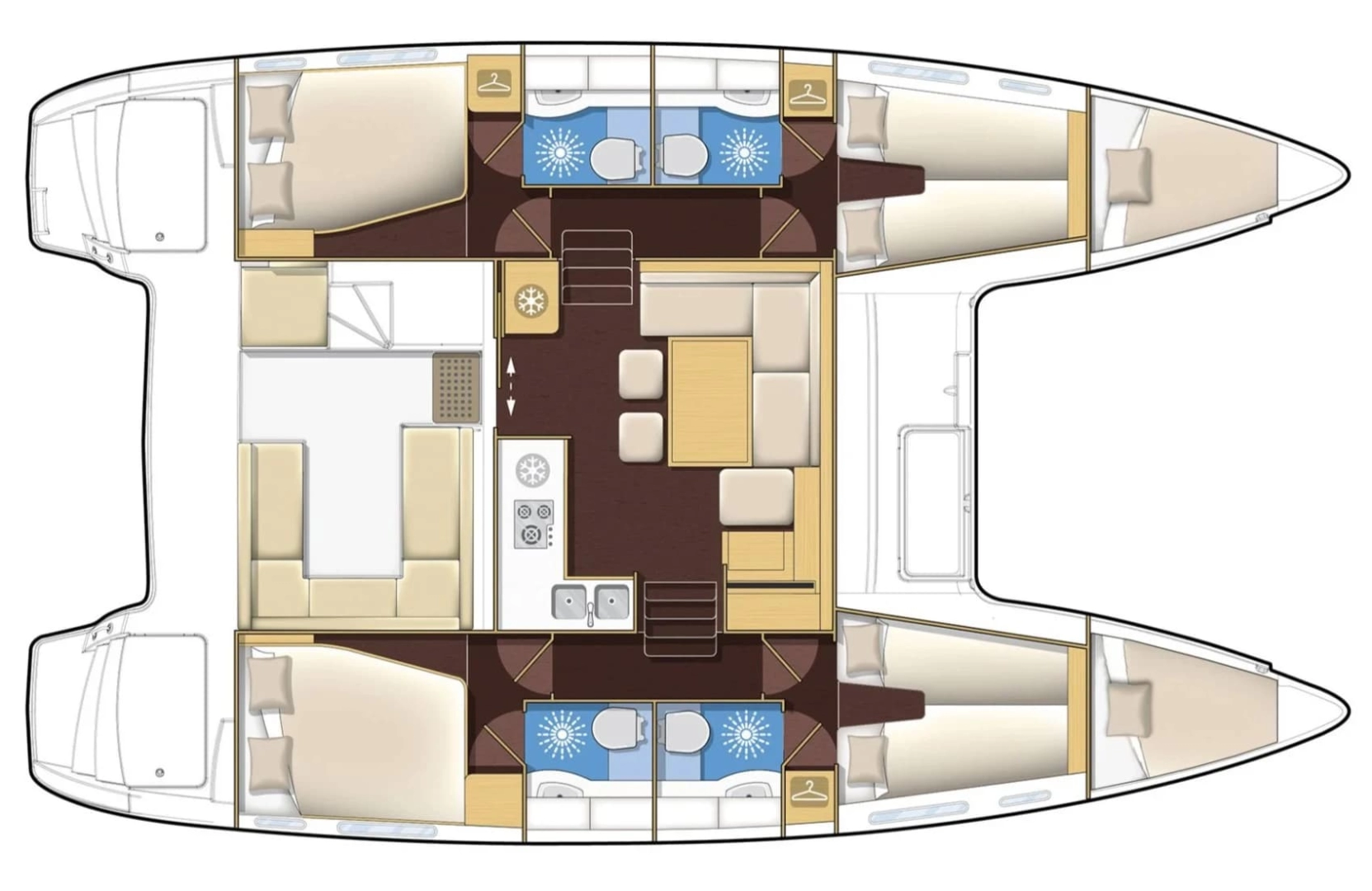 Boat rental Lagoon Lagoon 400 S2 in Alimos on Samboat