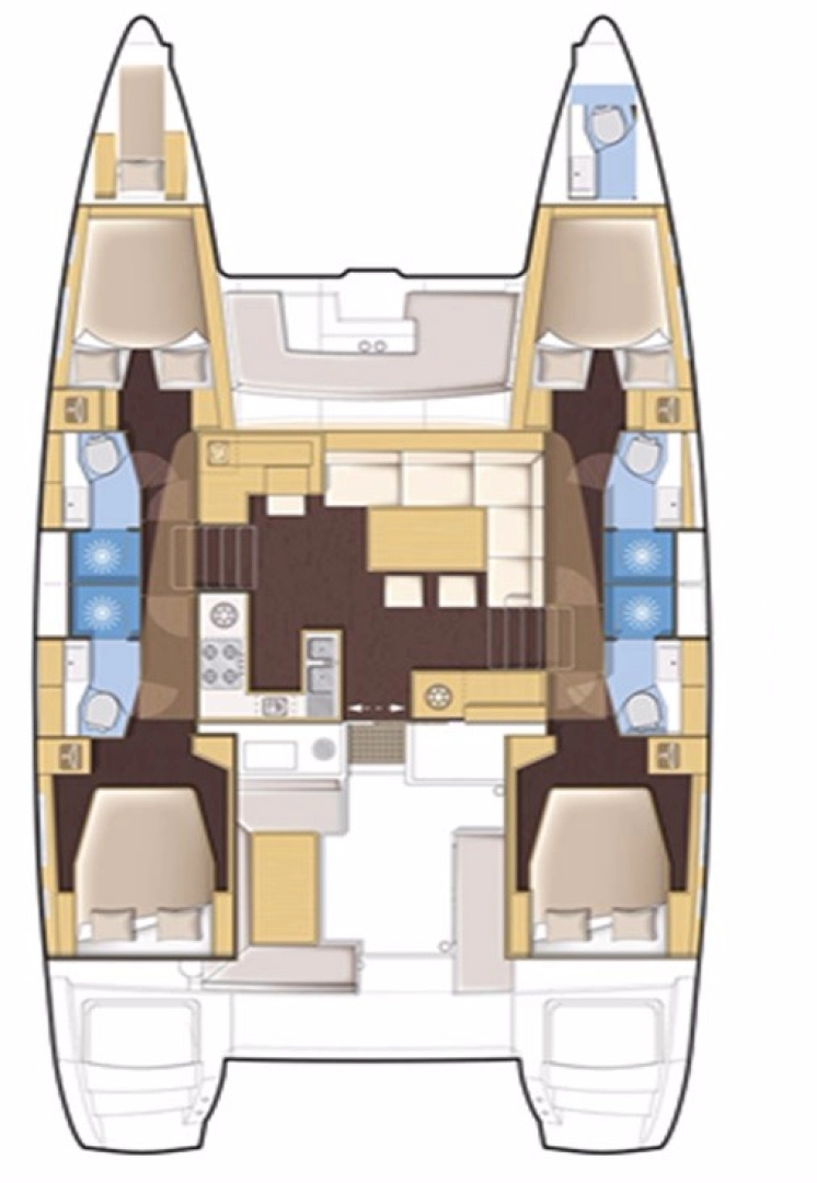 Yacht charter Alimos cheap Lagoon 450 F