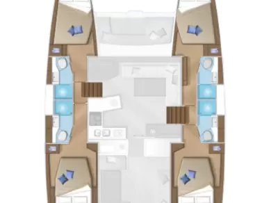 Catamaran for rent Mykonos (Island) at the best price