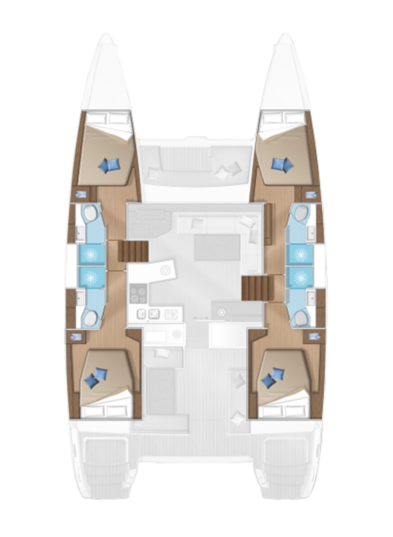 Lagoon Lagoon 450 F in Lefkáda on SamBoat