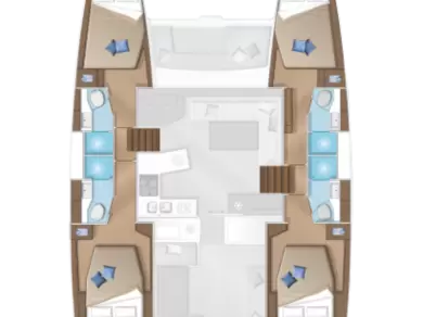 Lagoon Lagoon 450 F in Lefkáda on SamBoat