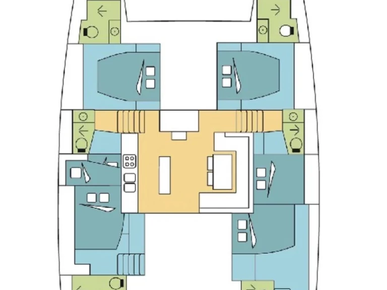 Catamaran rental in Lávrio - Lagoon Lagoon 52