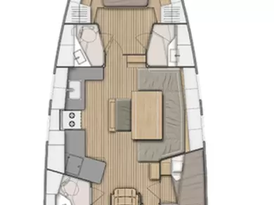 Sailboat rental with or without captain Bénéteau Alimos