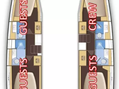 Yacht charter Split cheap Lagoon 42
