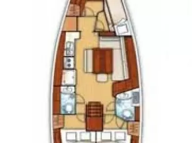 Bareboat Rental Sailboat Bénéteau with a boat licence