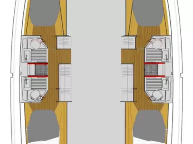 Catamaran rental with or without captain Fountaine Pajot Propriano