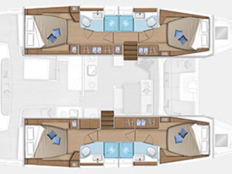 Lagoon Lagoon 46 charter bareboat or captained in  Alimos