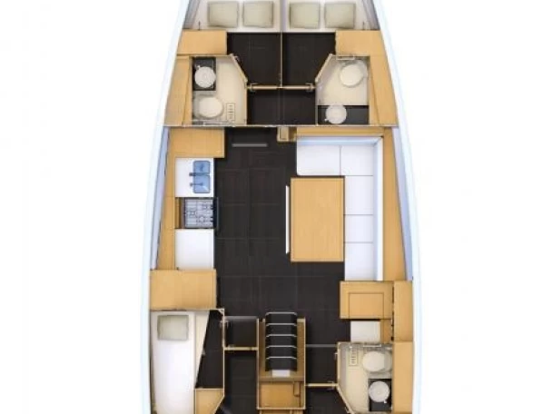 Yacht charter Skiathos cheap Jeanneau 54