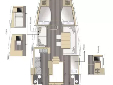 Sailboat rental with or without captain Jeanneau Ellinikó